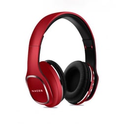 Audífonos Inalámbricos Naceb Na-0307r Cetus Bluetooth / Rojo