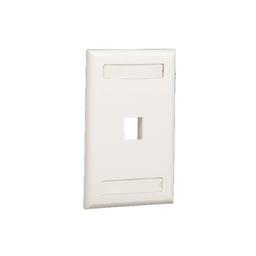Placa de pared vertical para 1 puerto, blanco Panduit NK1FWHY