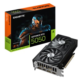 T/Video Gigabyte NVIDIA GV-N5050WF2OCV2-8GD GeForce RTX 5050 / 8GB GDDR6 / PCI-E 5.0 / 2XHDMI / 2XDP / 128-Bit / Negro