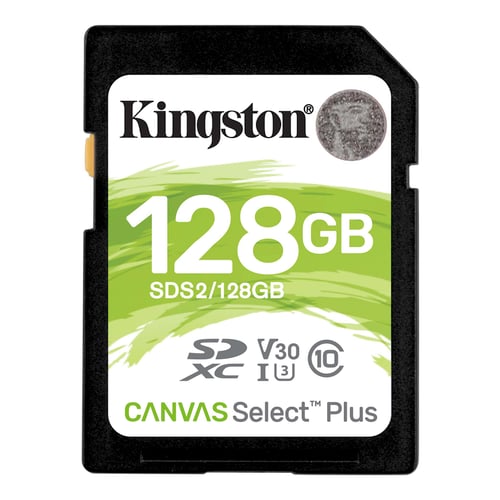 Memoria SDHC 128GB Kingston SDS2/128GB Canvas Select Plus, UHS-I clase 10