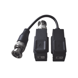 Kit de Transceptor Balluns HiLook BL-1H18 TurboHD con Boton Push/8MP (4K)/100% Cobre/Soporta HD-TVI/AHD/CVI/CVBS/Audio por Coaxitron/Datos para Menu de Configurar de Camaras