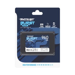 Unidad de Estado Solido 960GB Patriot Burst Elite PBE960GS25SSDR 2.5" SATA 3 7MM