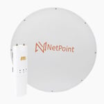 Kit de Radio C5C con Antena NPX2 34DBI/ 4.9-6.2 GHZ/ Hasta 50KM/ Incluye Jumpers, POE, Cable de Alimentacion, C5CNPX2KIT