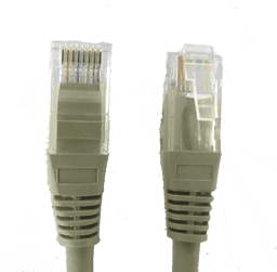 Cable Patch Cord SAXXON P5E1UG CAT5E UTP 1m 3ft RJ45 Gris