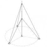 Kit con Mastil Telescopico de 6M con Accesorios de Instalacion, KIT-SLM-6