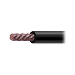 Bobina de Cable Electrico de Cobre Recubierto THW-LS Calibre 4/0 AWG 19 Hilos Color Negro, SLY-349-BLK/100