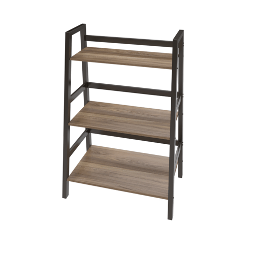Estante Escalonado de 3 Repisas Xtech XTF-BS145 Madera/ Acero Color Canela