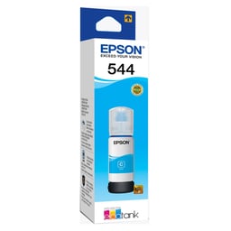 Botella Epson Ecotank T544 cyan 70ml, T544220-AL