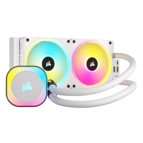 Enfriamiento Líquido Corsair Icue Link / H100I / RGB AIO / 240mm / Blanco / CW-9061005-WW