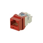 Modulo jack categoría 6, 8 posiciones rojo Panduit NK6TMRD