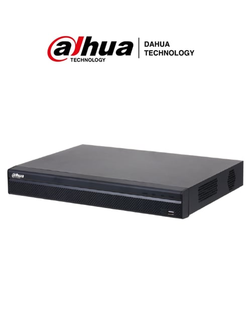 NVR 16 Canales IP Dahua DHI-NVR4216-4KS2/L 8MP/ 4K/ Rendimiento de 160 MBPS/ Smart H.265+/ 2 Bahias de Discos Duros/ 4&2 E&S de Alarmas/ HDMI&VGA/ Soporta Camaras Wizsense