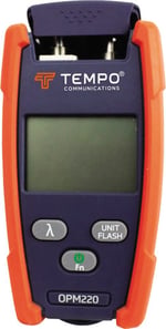 Medidor de alta potencia para fibra óptica tempo con VFL, OPM-220
