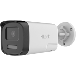 Camara Bala TURBOHD 3K Hilook THC-B257-LTS de 5MPX/2.8MM/40 Mts IR EXIR + 40 Mts Luz Blanca/Microfono/Bocina/Exterior/Metal/DWDR