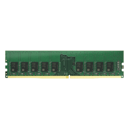 Memoria DDR4 16GB 2666MHz Synology D4EU02-16G (1X16GB)/Verde/ECC/CL19/para NAS/Solo Compatible con FS2500/RS2825RP+/RS2423RP+/RS2423+