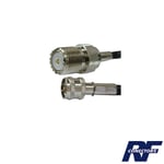Cable adaptador de conector mini UHF-M a UHF-H (SO-239)