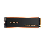 U. Estado Sólido 1TB Adata ALEG-960M-1TCS Legend 960 Max NVMe, PCI Express 4.0, M.2