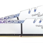Memoria DDR4 16GB (2X8GB) 3000MHZ G.Skill Trident Z Royal Silver, F4-3000C16D-16GTRS