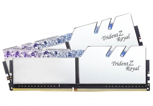 Memoria DDR4 16GB (2X8GB) 3000MHZ G.Skill Trident Z Royal Silver, F4-3000C16D-16GTRS