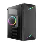 Gabinete Aerocool Talon / Mid-Tower / ATX / RGB / Sin Fuente De Poder / Color Negro / 4711099472437