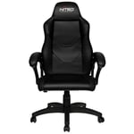 Silla Gamer Nitro Concepts NC-C100-B Negro, Hasta 120KG, Piel/ Nylon