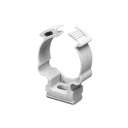 Soporte de collar (abrazadera) Gewiss PVC auto-extinguible, cerrado para tuberia de 32mm (1 1/4"), GW-50-608