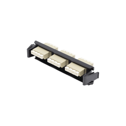 Placa Acopladora De Fibra Optica Siemon Ric-f-lc12-01c Quick-pack, 3 Conectores Lc Quad 12 Fibras, Multimodo, Beige