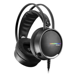 Diadema con Microfono Gamer Vorago HS-502, RGB Conector 3.5MM Color Negro