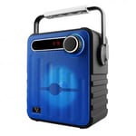Bocina recargable bluetooth azul, Vorago BSP-200-BL
