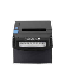 Miniprinter Termica Techzone TZBE400 80MM, USB Serial, Detector Billetes Falsos, Negro