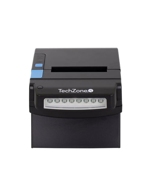 Miniprinter Termica Techzone TZBE400 80MM, USB Serial, Detector Billetes Falsos, Negro