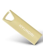 Memoria USB 2.0 16GB Hyundai, Color Oro, U2BK/16GAG