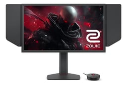 Monitor 24" Benq Zowie XL2566X+ Led Pantalla Plana Con Paletas Laterales Panel TN HDMI DP Negro