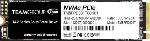 Unidad de Estado Solido SSD M.2 1TB TeamGroup TM8FPD001T0C101 MP33 Pro NVME, PCI Express 3.0