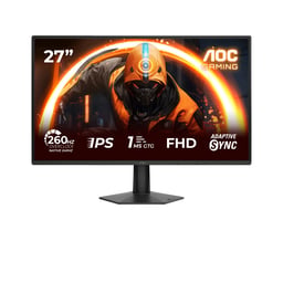 Monitor Gamer AOC 27G50Z de 27" Full HD, Fast IPS, 260 Hz OC, 1 ms, Adaptive Sync, HDMI 2.0 y DisplayPort 1.4, Negro