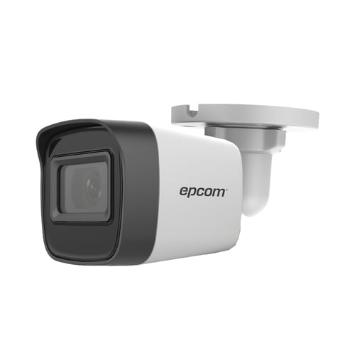 Camara Bala TurboHD Epcom B50-TURBO-G2 5MP/ Lente 2.8MM/ 4 Tecnologias/ 30 Mts Smart IR Exir/ Exterior IP67/ DWDR