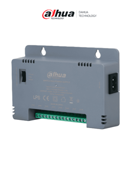 Fuente de Poder Dahua 100-240V DH-PFM344D-8CH-US para Cámara/con Distribuidor/para 8 Canales/12VCD 4 Amperes/Protección de Voltaje/Protección contra Fuego V-0/Certificación FCC
