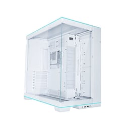 Gabinete Lian Li O11 Dinámico Evo RGB / Mid-Tower / Ventana Cristal Templado / Sin Fuente / Sin Ventiladores / Color Blanco / ATX / Micro-ATX / Mini-ITX / G99.O11DERGBW.00