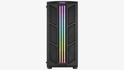 Gabinete Aerocool Prime G Black V2, FRGB, Media Torre con Ventana, ATX, Sin Fuente, 4710562756326