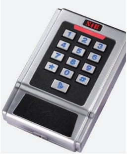 Lector/ Controlador Autonomo de RFID con Teclado Mifare CC3MF 13.56MHZ/ IP68