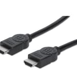 Cable HDMI de Alta Velocidad con Canal Ethernet Manhattan 353274 de 7.5M color Negro