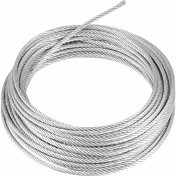 Carrete de Retenida de 3/16" Camesa SRET474CAM/200, 1294kg/con 7 Hilos/Alta Resistencia/Galvanizado Clase A/200M