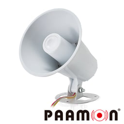 Sirena Para Exterior Paamon PAM-SRE15W, 2 Tonos, Alambrica, 102DB, 15WATTS, Color Blanco