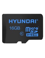 Memoria Micro SDHC 16GB Hyundai Clase 10/ UHS-I (U1)/ Negro, SDC16GU1
