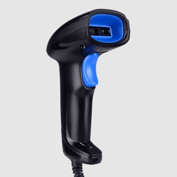 Lector de Codigo de Barras Evotec EV-3001 1D, Cable USB, Color Negro
