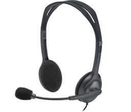 Diadema con micrófono Logitech H111, 1 conector 3mm 981-000612