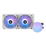 Enfriamiento Liquido P/CPU TeamGroup TB120602 Siren GD240E/2X120MM/600 - 2200RPM/Color Blanco