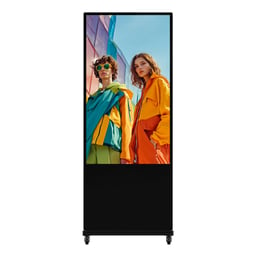Monitor Para Señalizacion Digital 55" Hikvision DS-D6055UT-D/S / Para Publicidad Digital / Base Para Piso (Totem) / Gestion De Contenido Y Control Centralizado