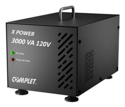Regulador Complet ERV-10-006 de 3,000W/3,000VA/Con 2 Contactos