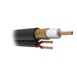 Metro de Cable Siames Coaxial Viakon RG59 Color Negro, RG-59-V