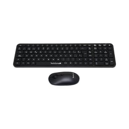 Kit de Teclado y Mouse TechZone TZCOMBINA05, Inalámbrico, USB, Negro (Español)